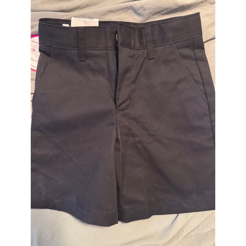 Flynn OHara Girls Navy Blue School Uniform Twill Shorts 4R Adjustable Waist